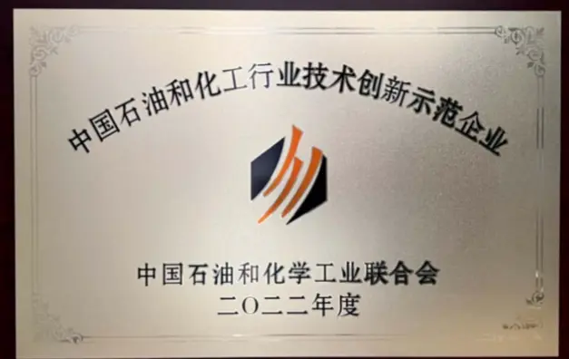2022年度石化行業技術創新示范企業